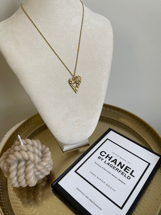 spark heart necklace