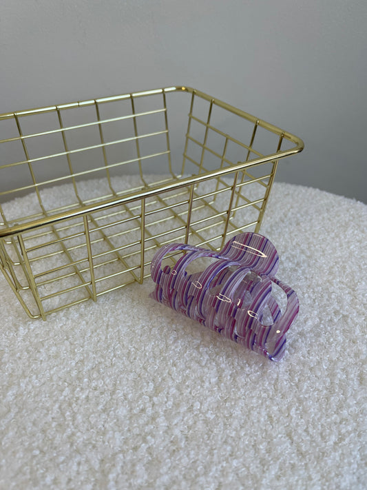 Butterfly purple hairclip