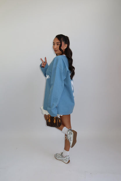 Denim longsleeved jersey