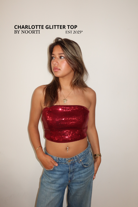 Charlotte glitter top