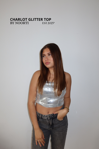 Charlot glitter top