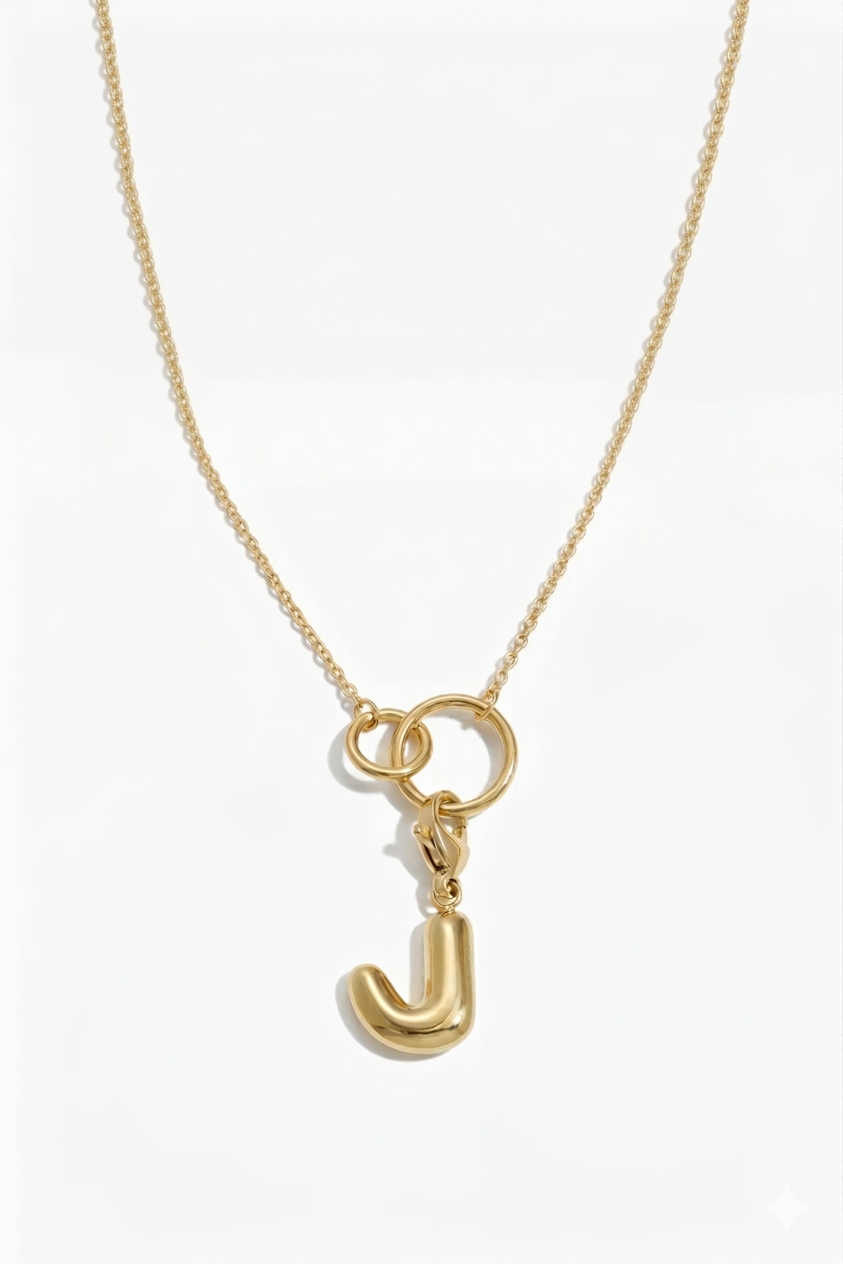 INITIALEN KETTING GOUD