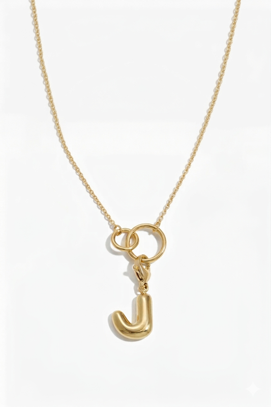 INITIALEN KETTING GOUD