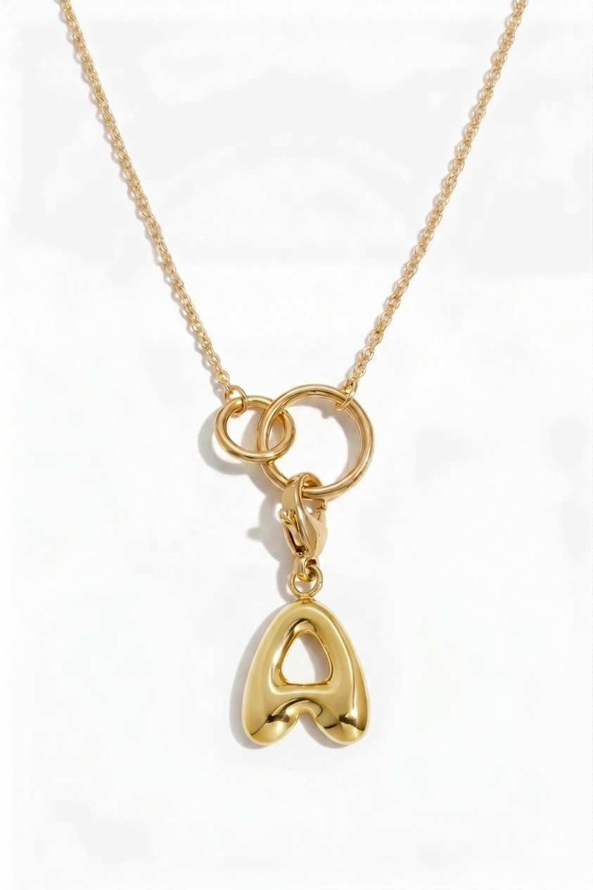 INITIALEN KETTING GOUD