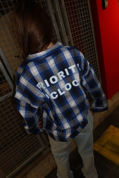 Priority rhinestone blouse