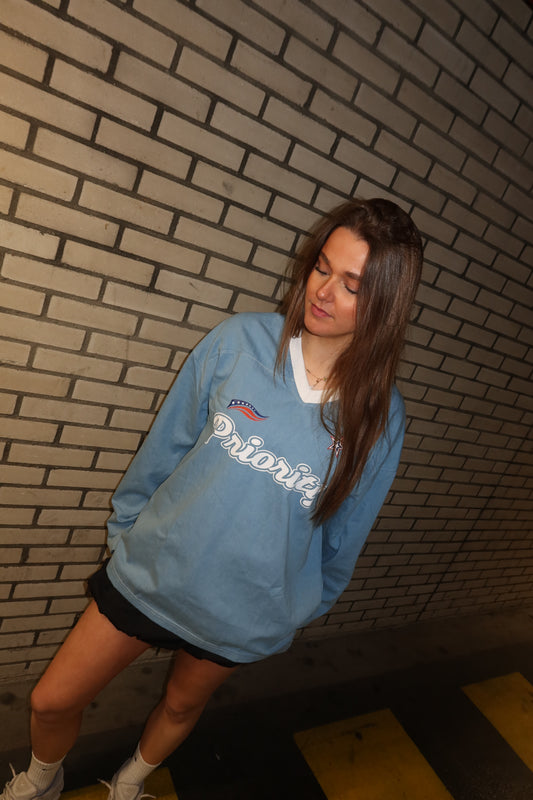 Denim longsleeved jersey