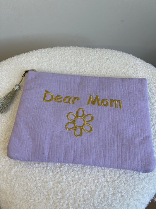 Dear mom make up bag