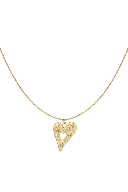 spark heart necklace