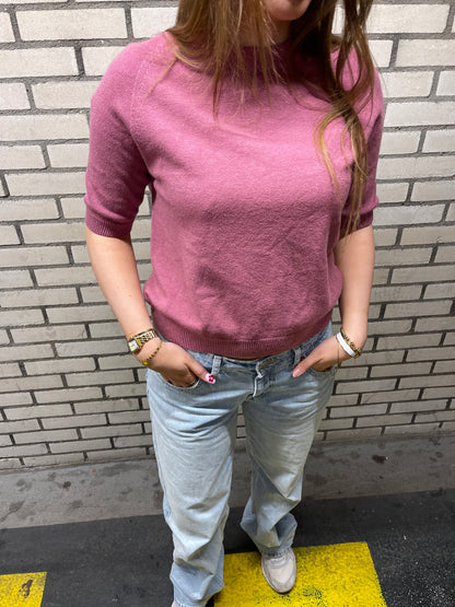 Soft sweater short sleeve